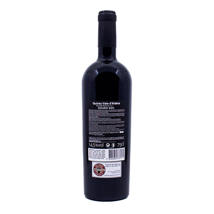 Quinta Vale d'Aldeia Grande Reserva Tinto 2020 | Contra-rótulo