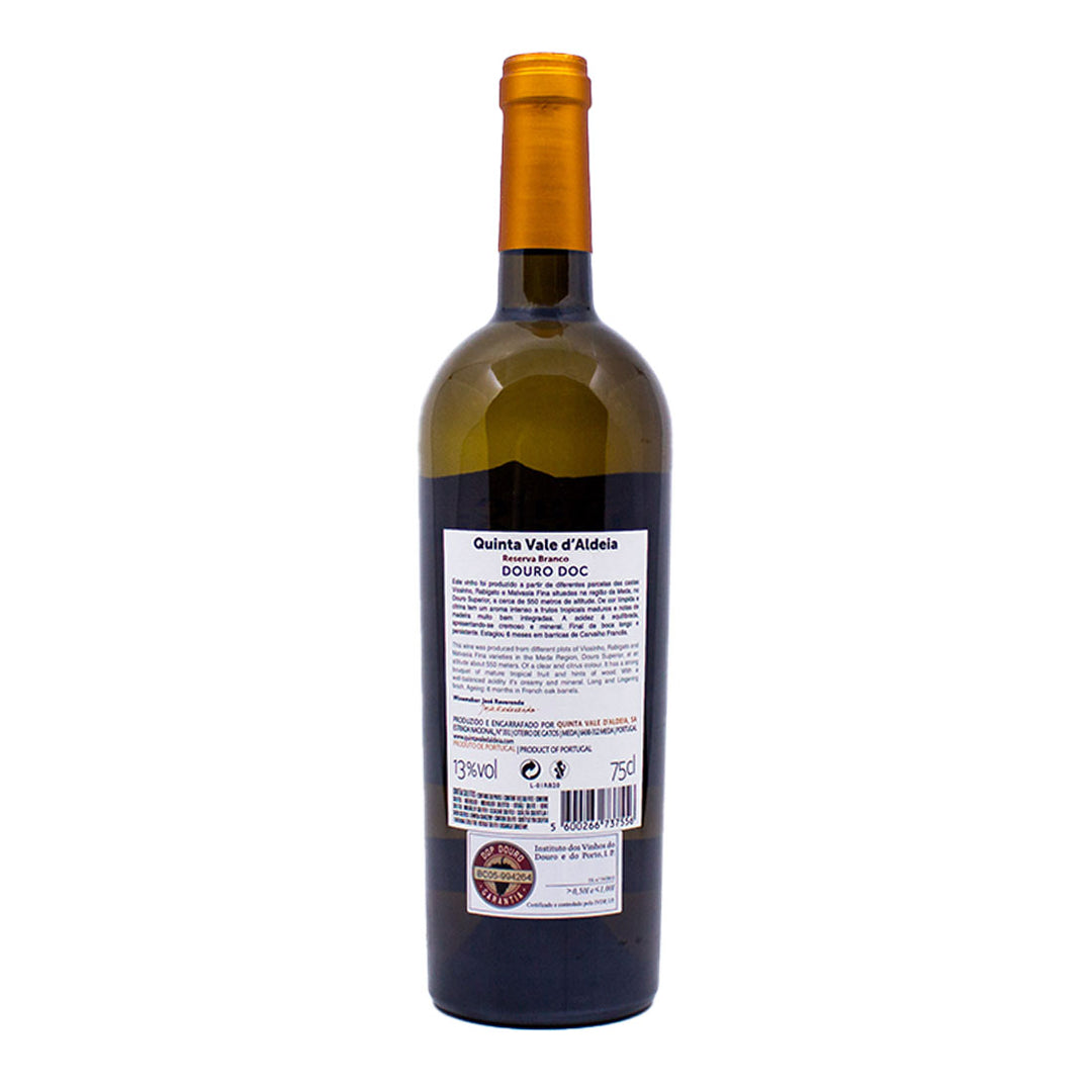 Quinta Vale d'Aldeia Reserva Branco 2020 | Contra-rótulo