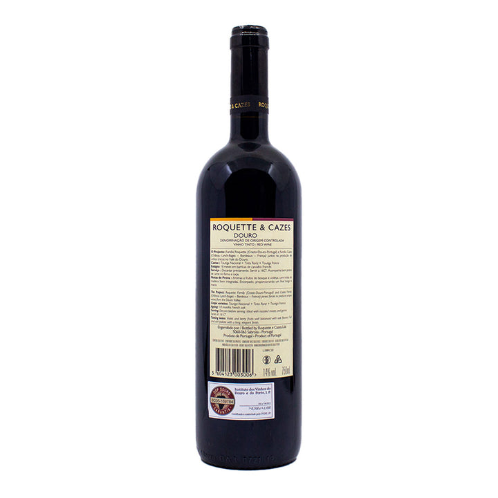 Roquette & Cazes Tinto 2019 | Contra-rótulo
