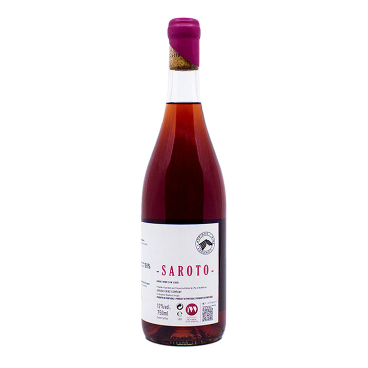 Saroto Rosé 2020 | Contra-rótulo