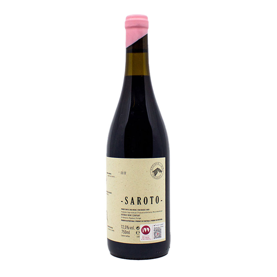 Saroto Tinto 2020 | Contra-rótulo