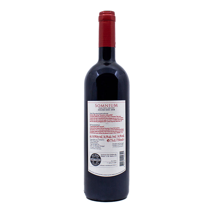 Somnium Tinto 2018 | Contra-rótulo