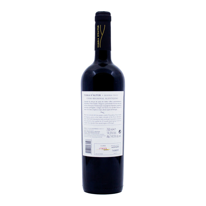 Terra d'Alter Reserva Tinto 2020 | Contra-rótulo