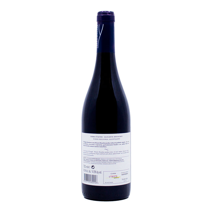 Terra d'Alter Alicante Bouschet 2021 | Contra-rótulo