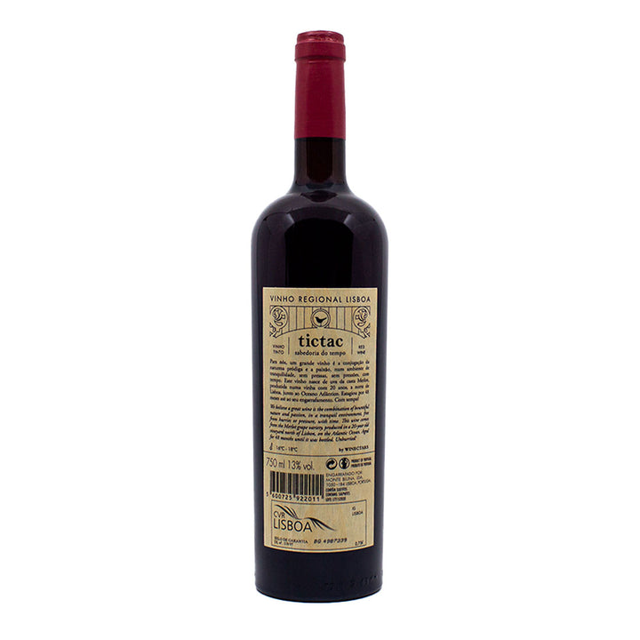 TIC-TAC Merlot 2015 | Contra-rótulo