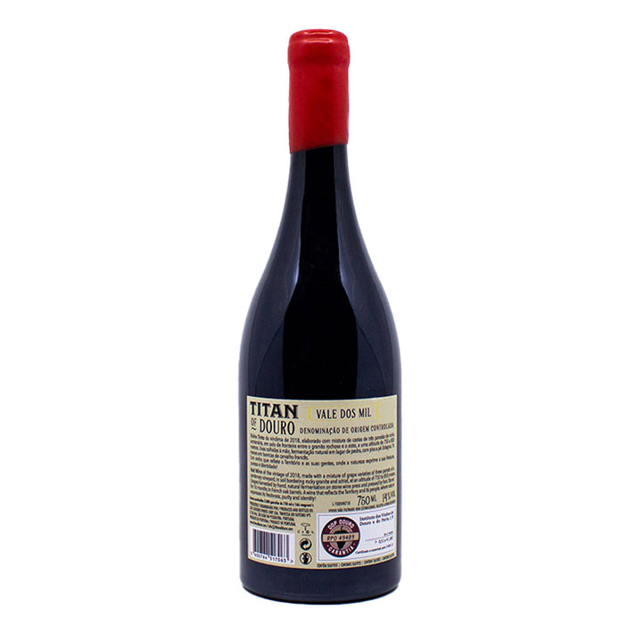 Tinta Vale dos Mil Tinto 2018 | Contra-rótulo