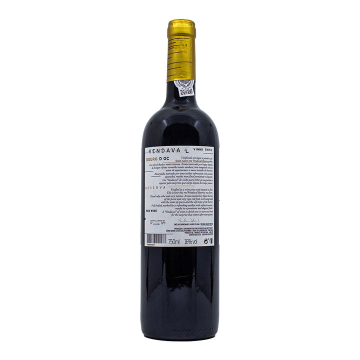 Vendaval Reserva Tinto 2021 | Contra-rótulo