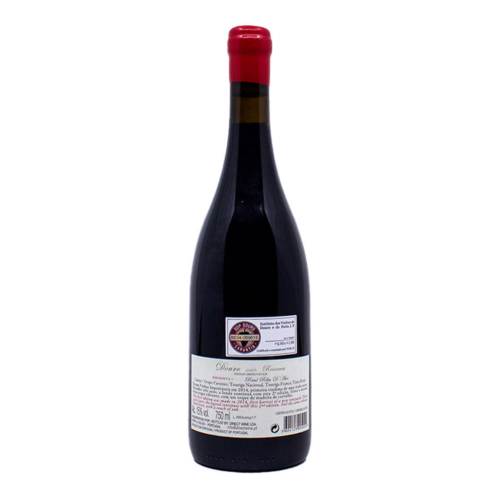 Vinhas Improváveis Reserva 2018 | Contra-rótulo